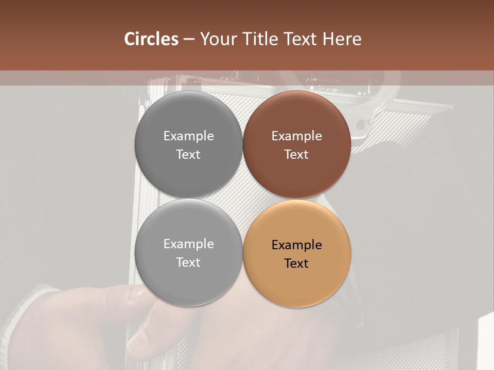 Men Confidential Baggage PowerPoint Template