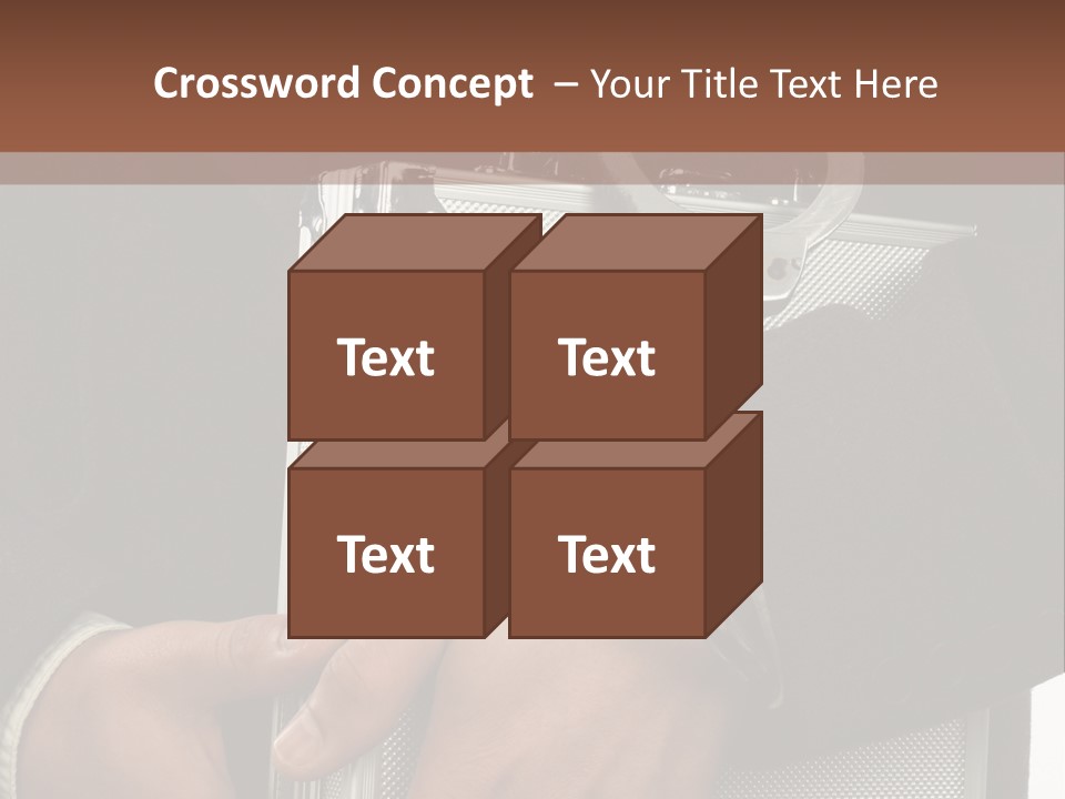 Men Confidential Baggage PowerPoint Template