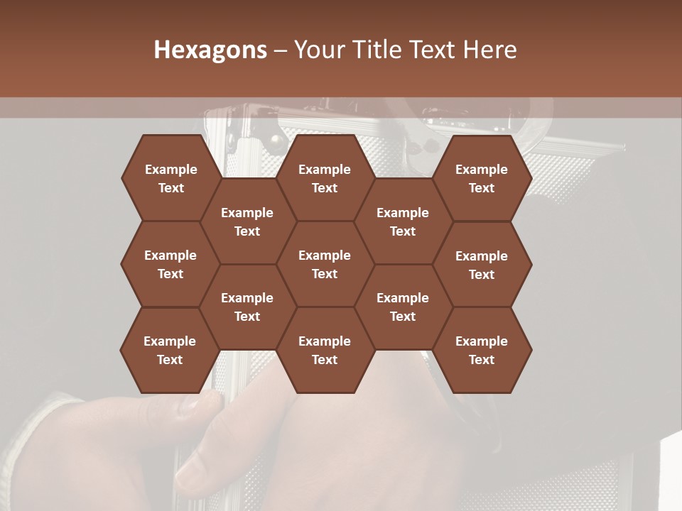 Men Confidential Baggage PowerPoint Template