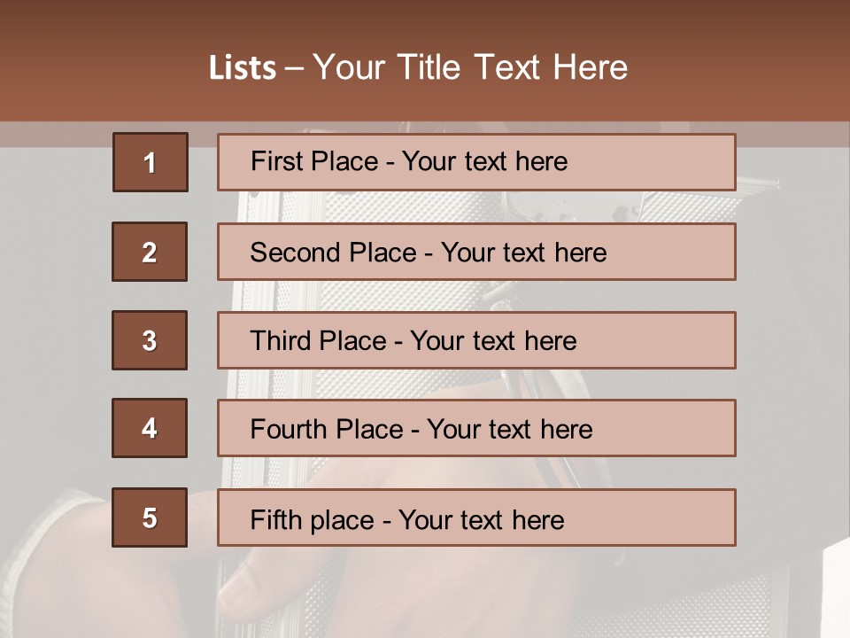 Men Confidential Baggage PowerPoint Template