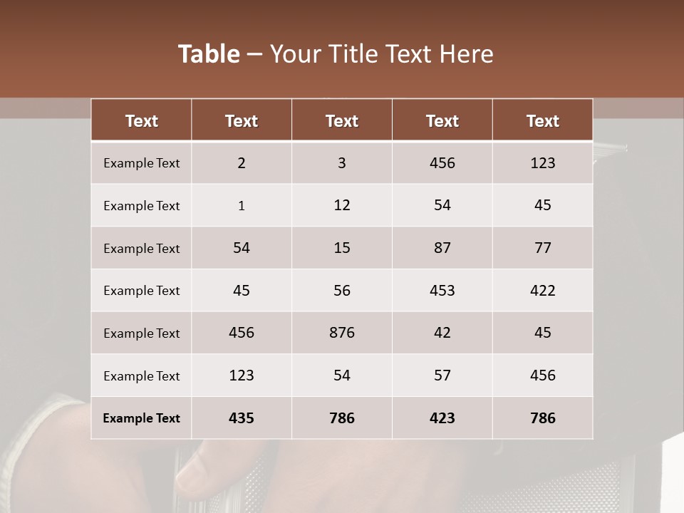 Men Confidential Baggage PowerPoint Template