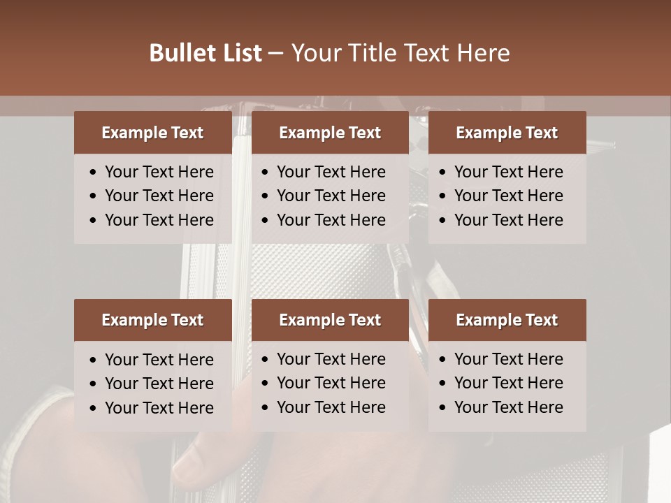 Men Confidential Baggage PowerPoint Template