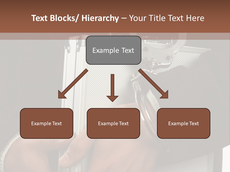 Men Confidential Baggage PowerPoint Template