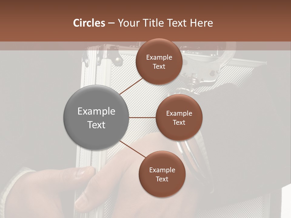 Men Confidential Baggage PowerPoint Template