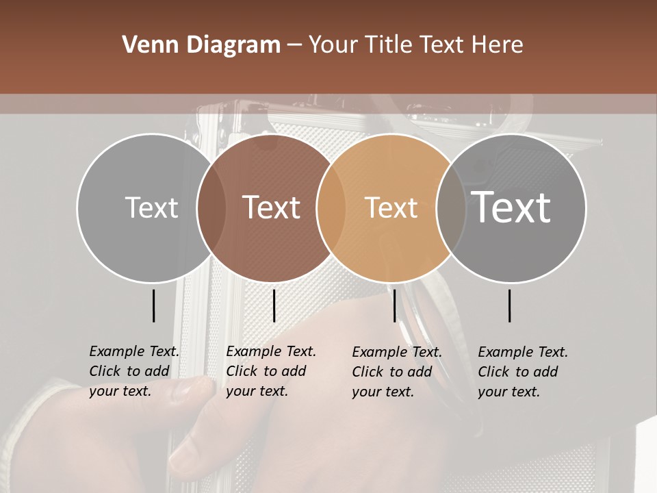 Men Confidential Baggage PowerPoint Template