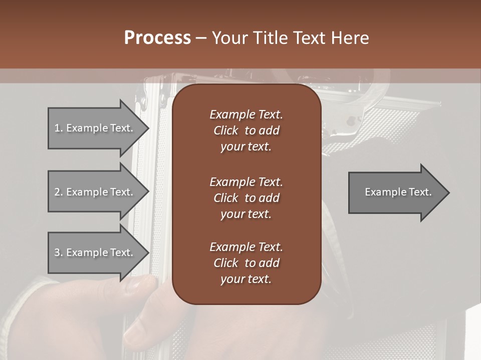 Men Confidential Baggage PowerPoint Template