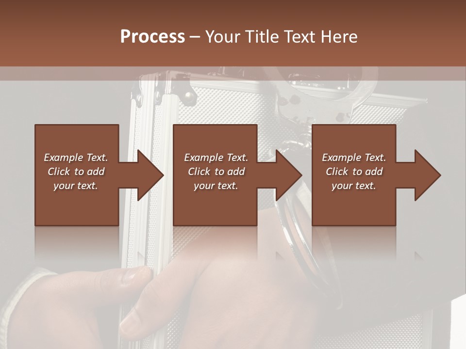 Men Confidential Baggage PowerPoint Template