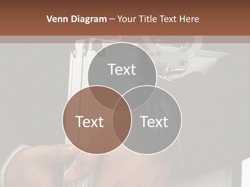 Men Confidential Baggage PowerPoint Template