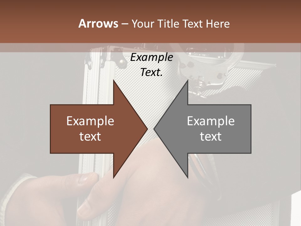 Men Confidential Baggage PowerPoint Template