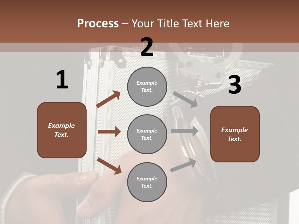Men Confidential Baggage PowerPoint Template
