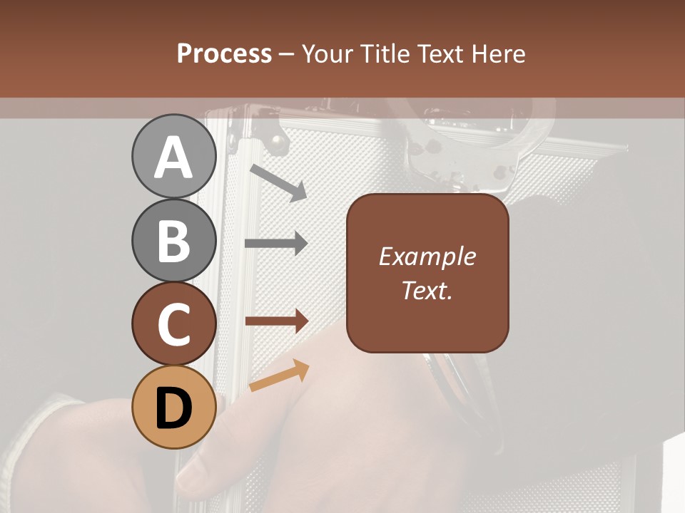 Men Confidential Baggage PowerPoint Template