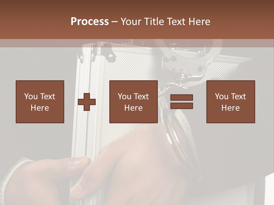 Men Confidential Baggage PowerPoint Template