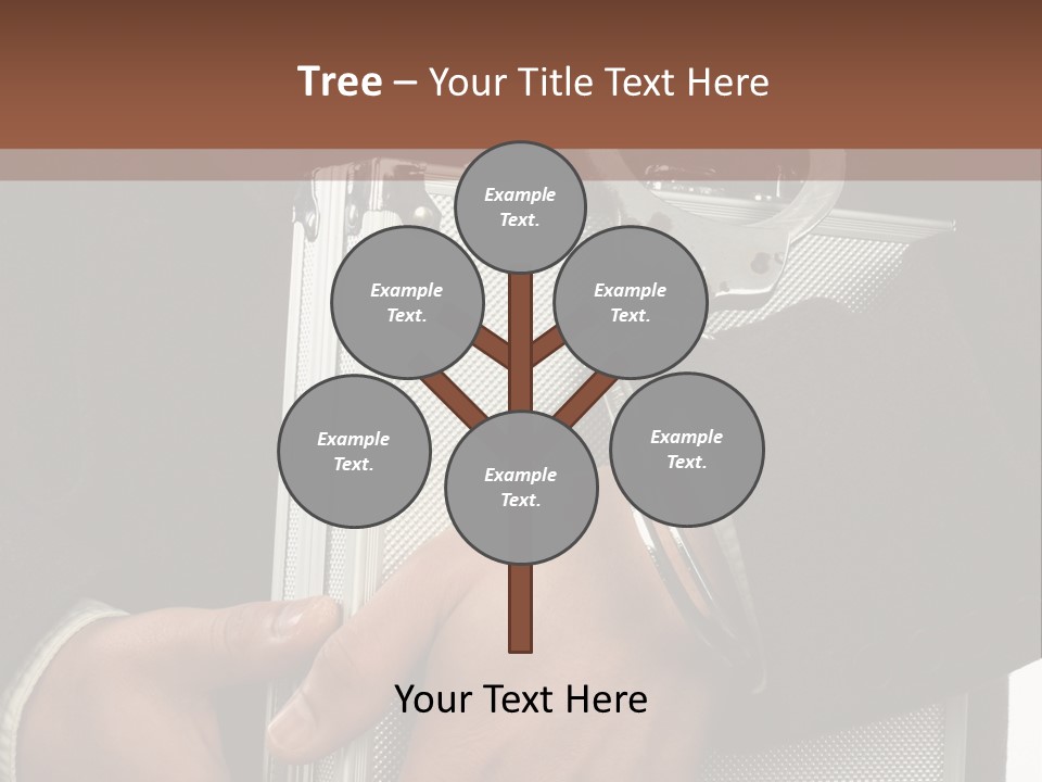 Men Confidential Baggage PowerPoint Template
