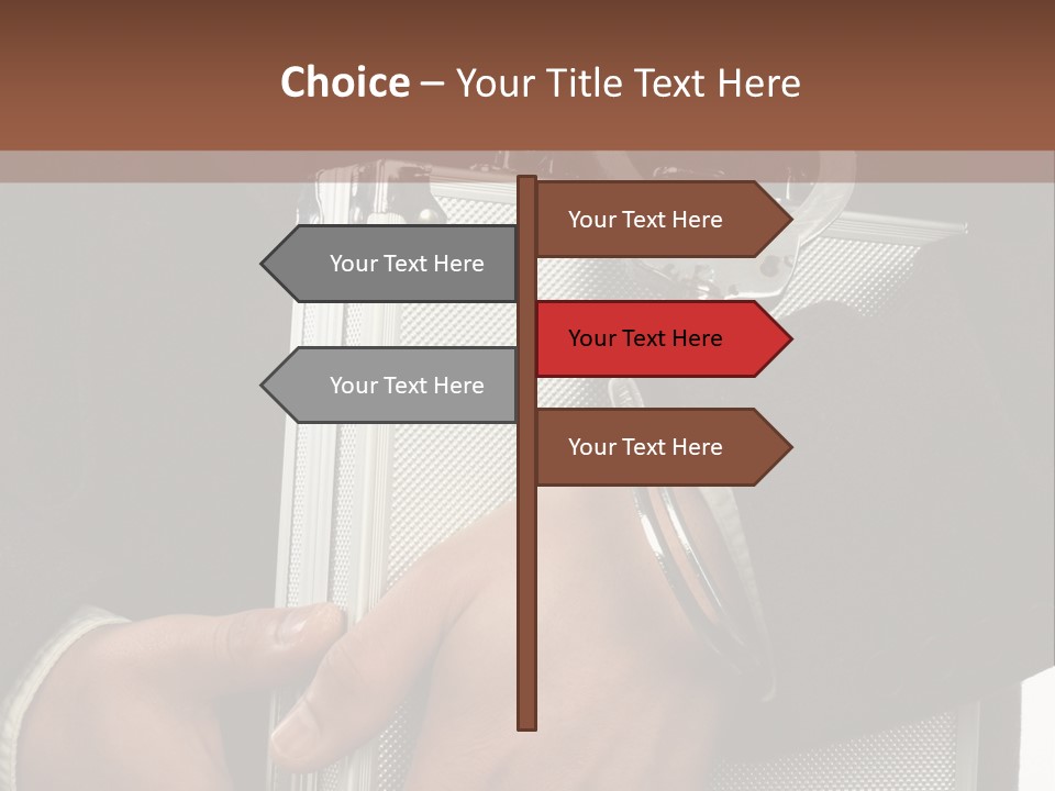 Men Confidential Baggage PowerPoint Template