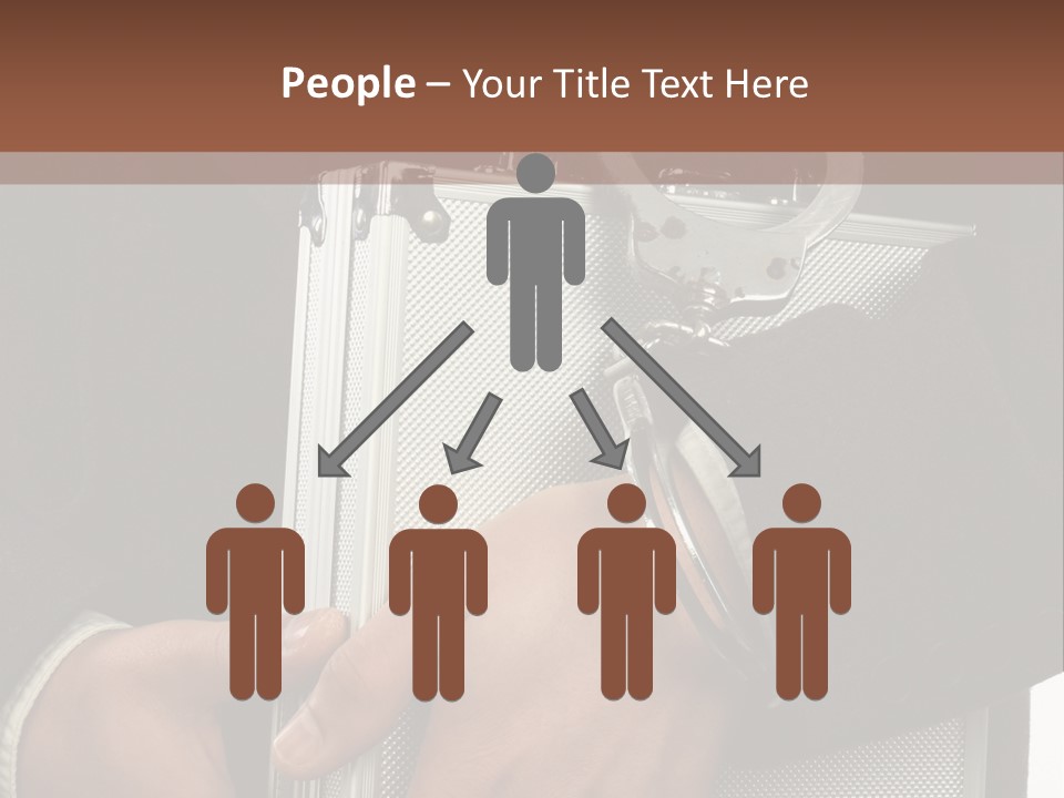 Men Confidential Baggage PowerPoint Template