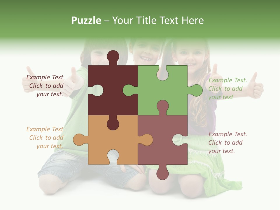 Hand Friendship Happiness PowerPoint Template