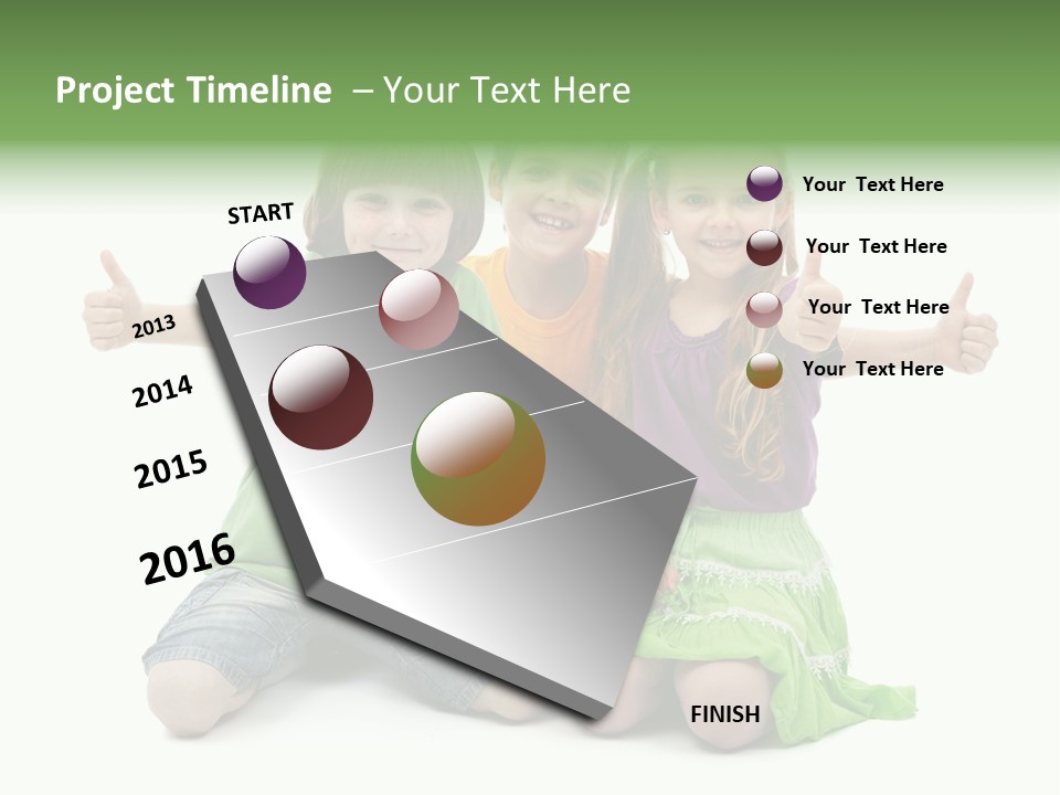 Hand Friendship Happiness PowerPoint Template