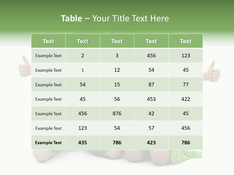 Hand Friendship Happiness PowerPoint Template