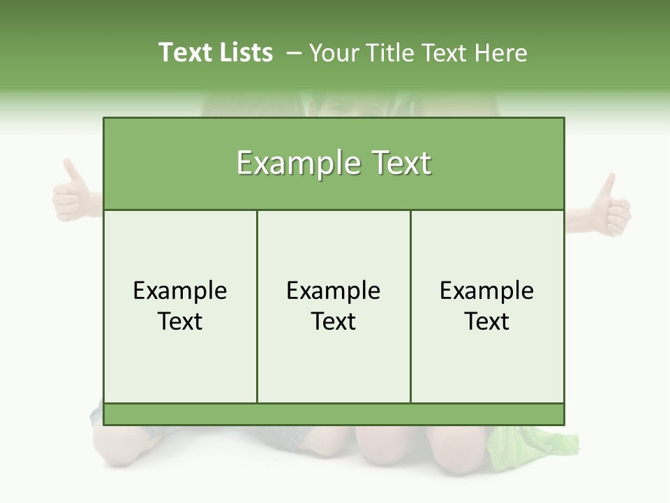 Hand Friendship Happiness PowerPoint Template