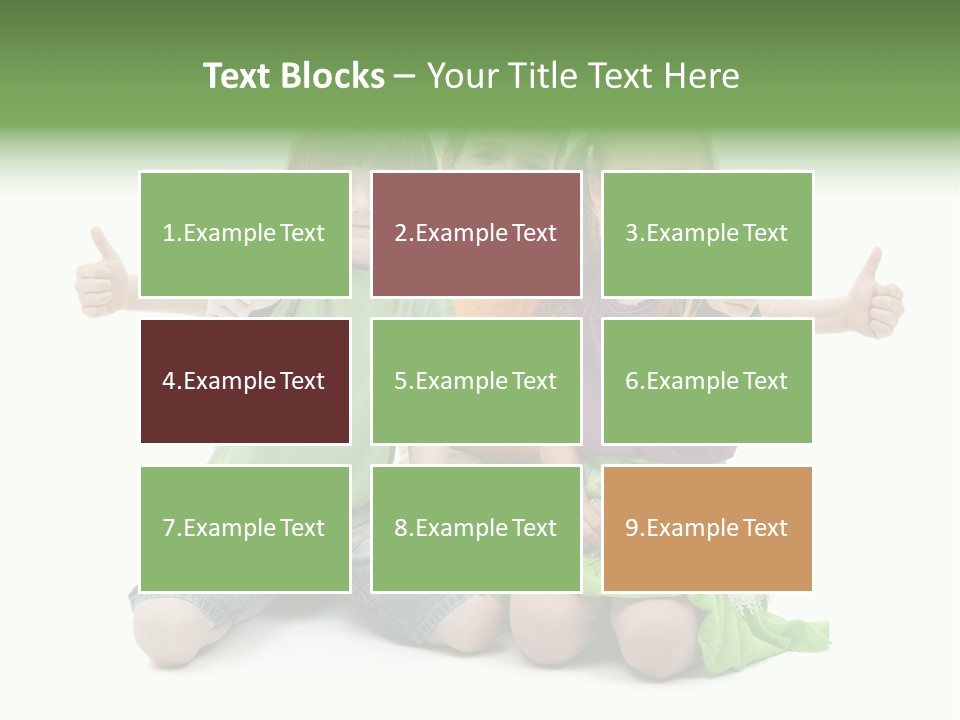 Hand Friendship Happiness PowerPoint Template