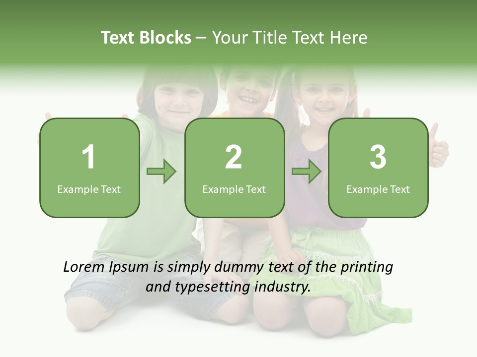 Hand Friendship Happiness PowerPoint Template