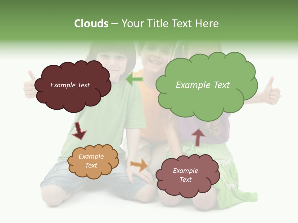 Hand Friendship Happiness PowerPoint Template