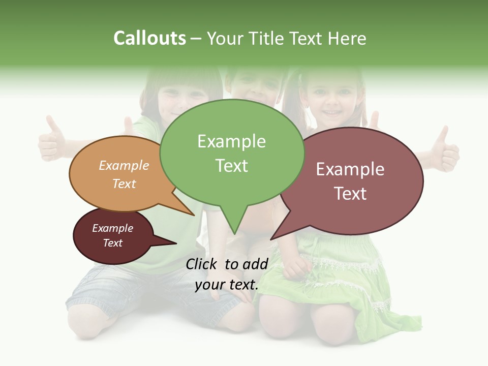 Hand Friendship Happiness PowerPoint Template