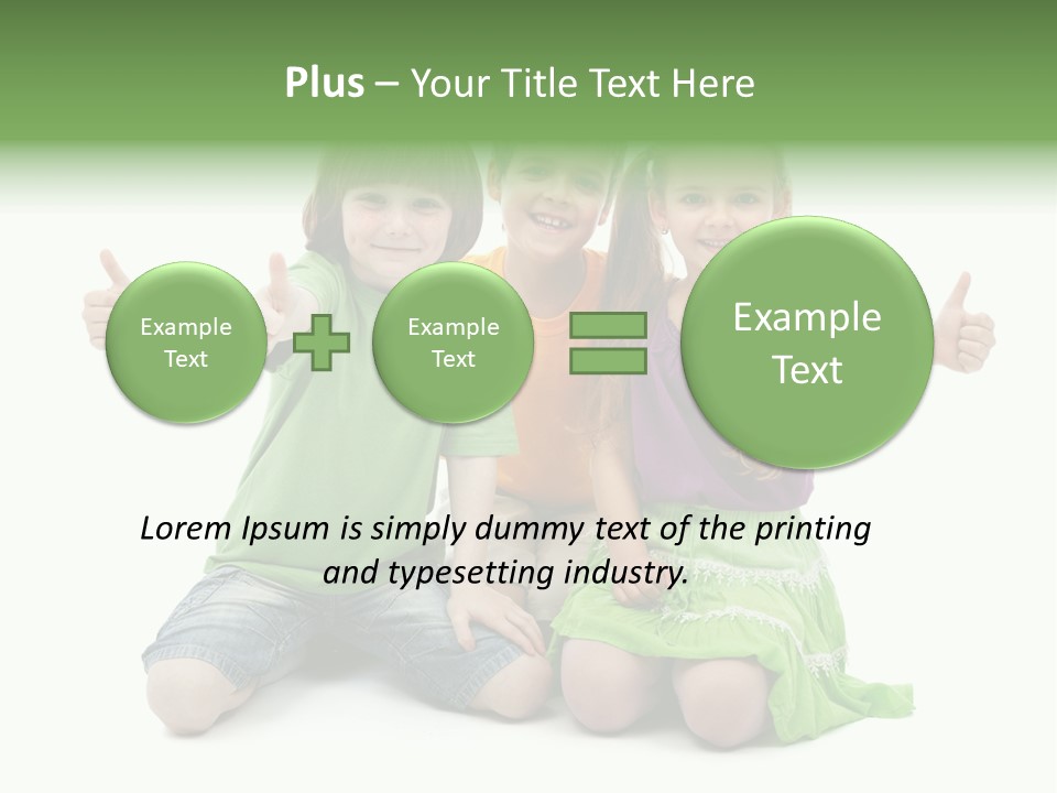 Hand Friendship Happiness PowerPoint Template
