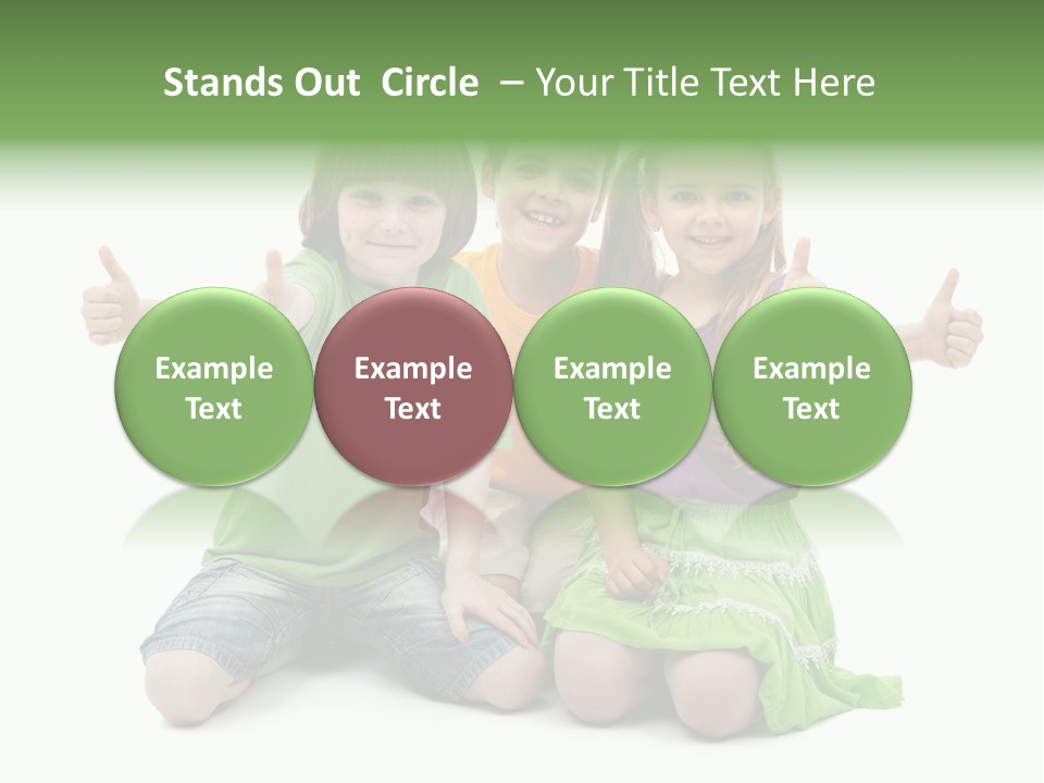 Hand Friendship Happiness PowerPoint Template