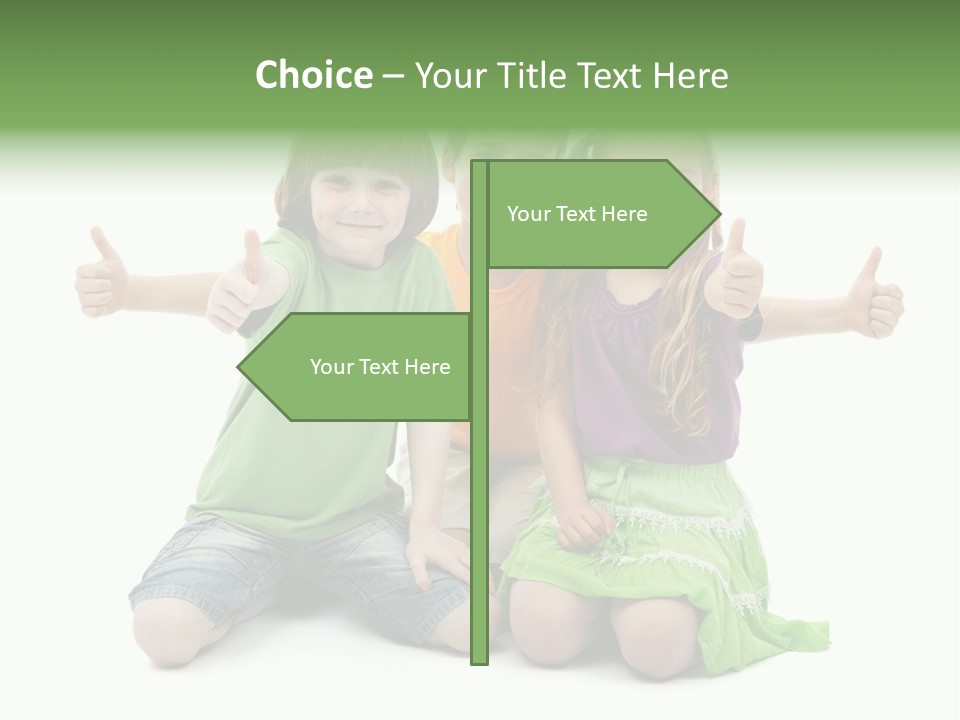 Hand Friendship Happiness PowerPoint Template