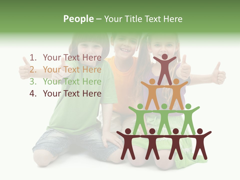 Hand Friendship Happiness PowerPoint Template