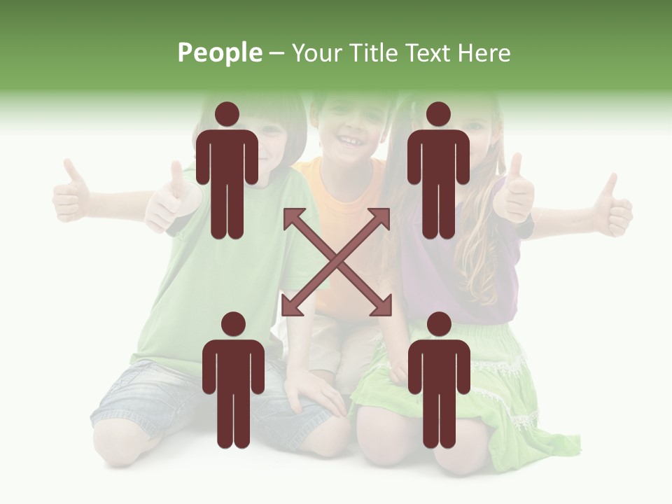 Hand Friendship Happiness PowerPoint Template