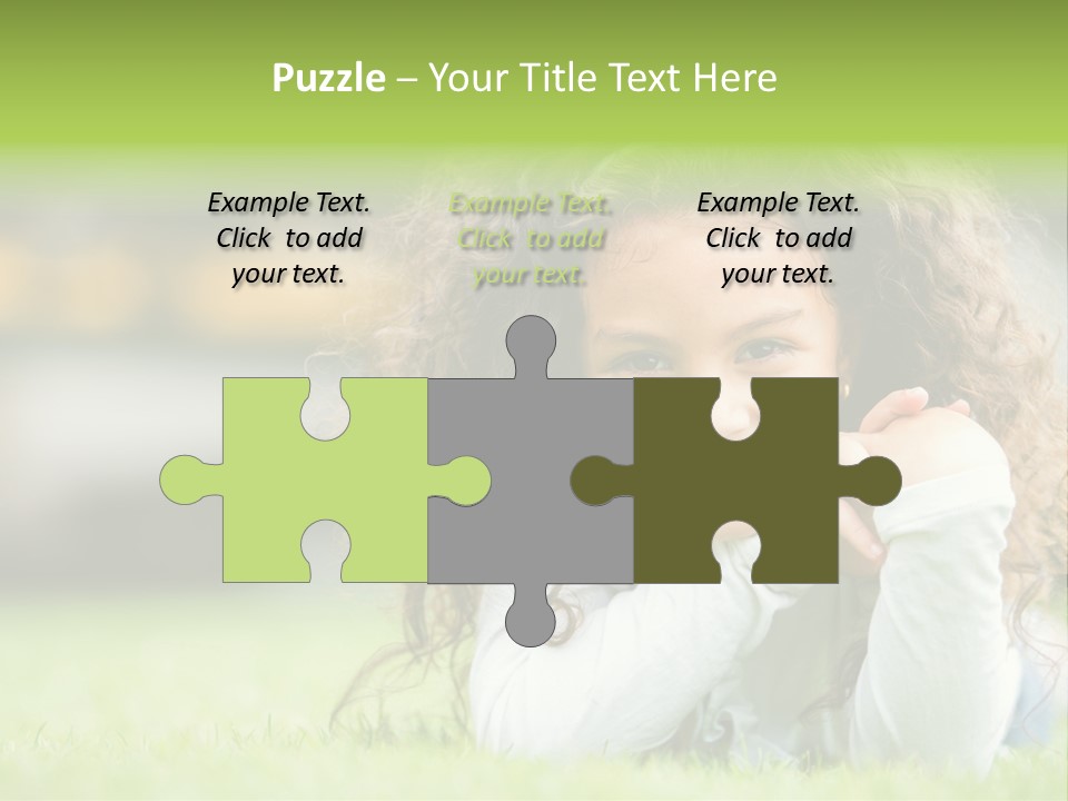 Joyful Lying Hispanic PowerPoint Template