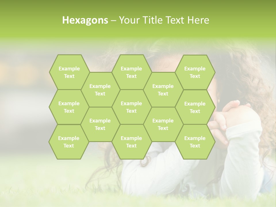 Joyful Lying Hispanic PowerPoint Template