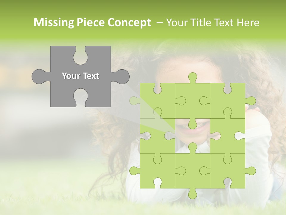 Joyful Lying Hispanic PowerPoint Template