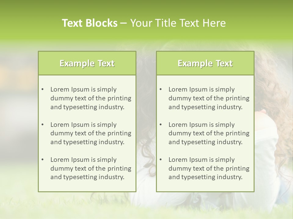 Joyful Lying Hispanic PowerPoint Template
