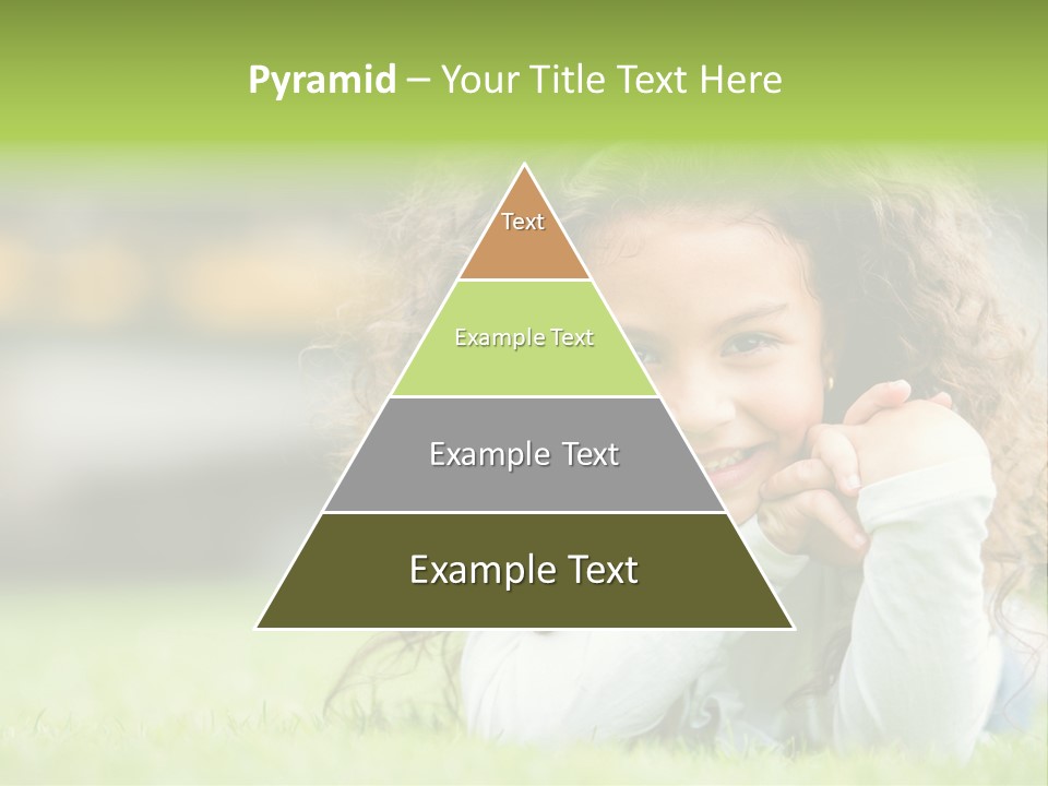 Joyful Lying Hispanic PowerPoint Template