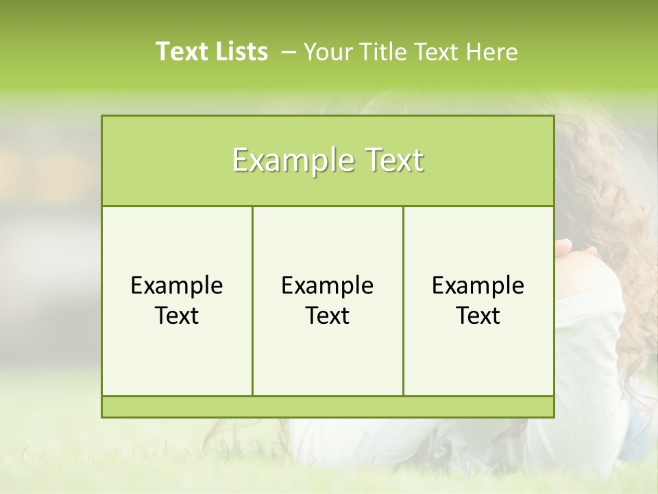 Joyful Lying Hispanic PowerPoint Template