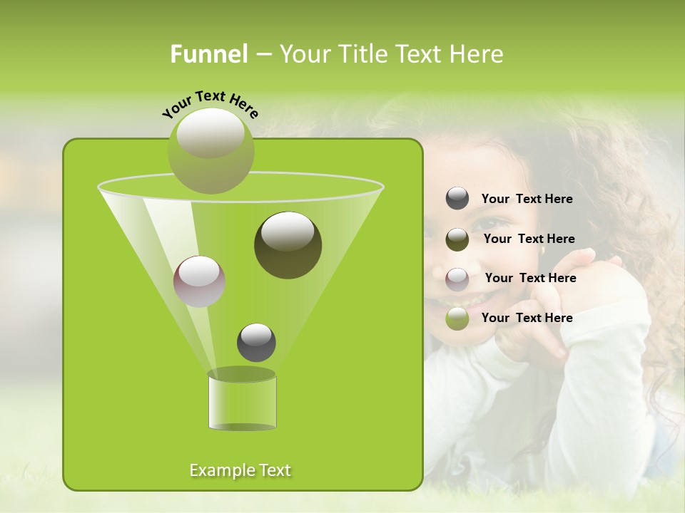 Joyful Lying Hispanic PowerPoint Template