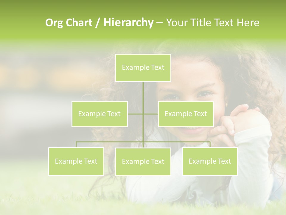 Joyful Lying Hispanic PowerPoint Template