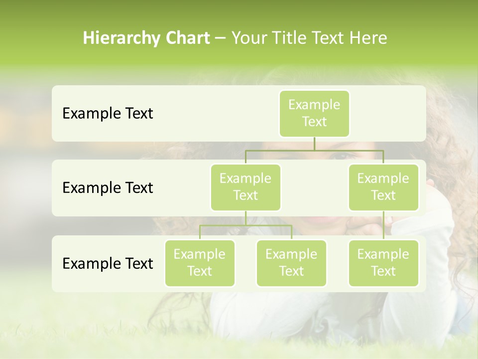 Joyful Lying Hispanic PowerPoint Template