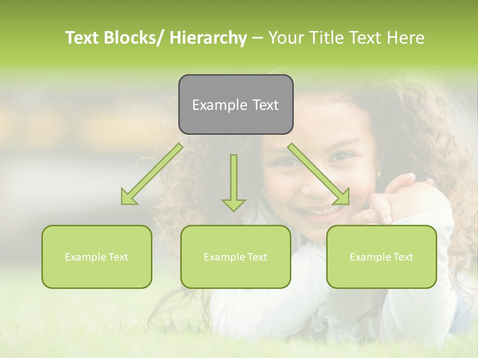 Joyful Lying Hispanic PowerPoint Template