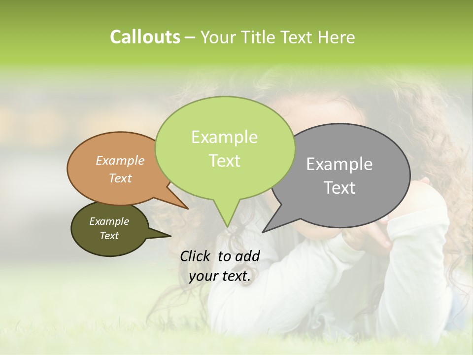 Joyful Lying Hispanic PowerPoint Template