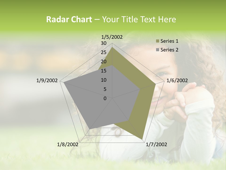 Joyful Lying Hispanic PowerPoint Template