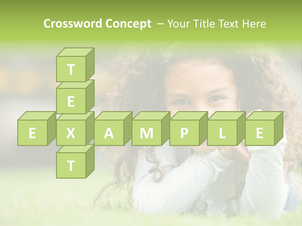 Joyful Lying Hispanic PowerPoint Template