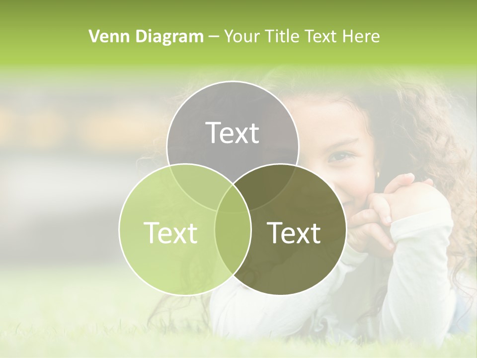 Joyful Lying Hispanic PowerPoint Template