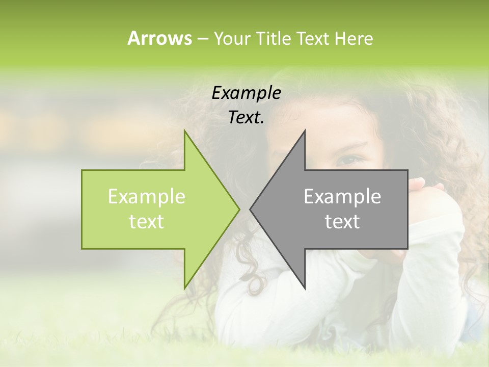 Joyful Lying Hispanic PowerPoint Template