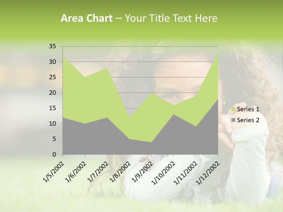 Joyful Lying Hispanic PowerPoint Template