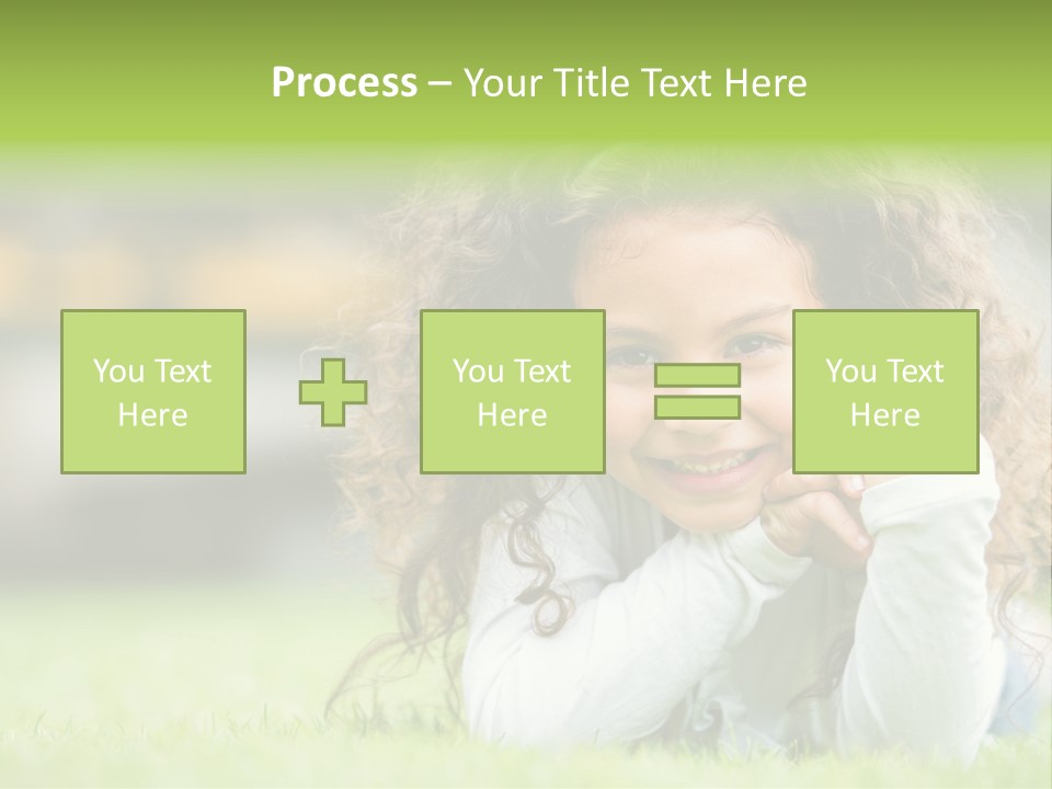 Joyful Lying Hispanic PowerPoint Template