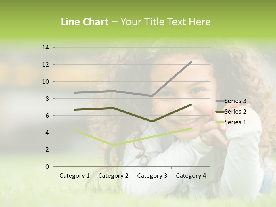 Joyful Lying Hispanic PowerPoint Template